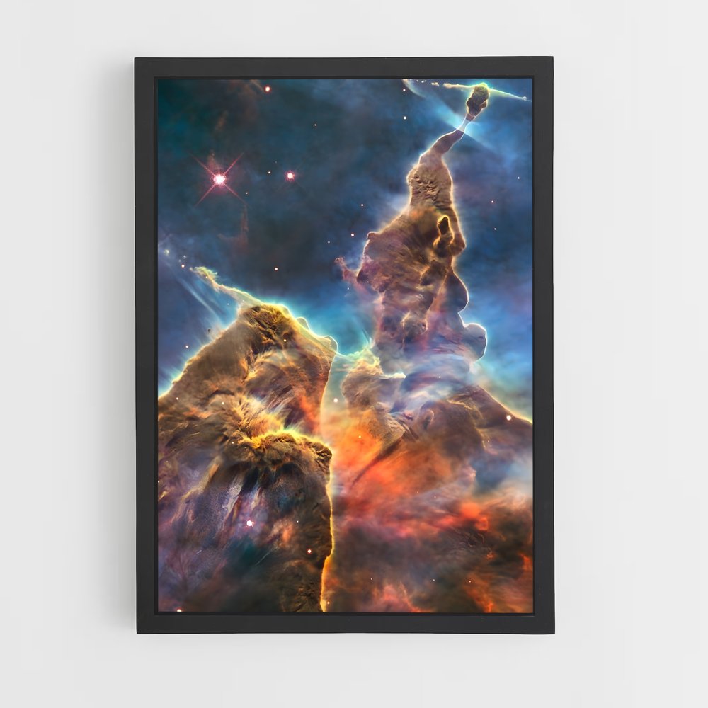Poster L'Aigle de Carina – affiche Nébuleuses (vue 2)